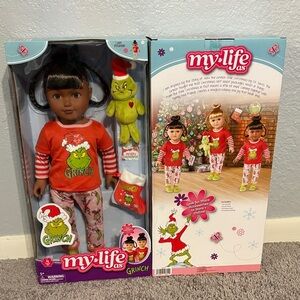 My Life As Grinch Doll with Red and Green Outfit